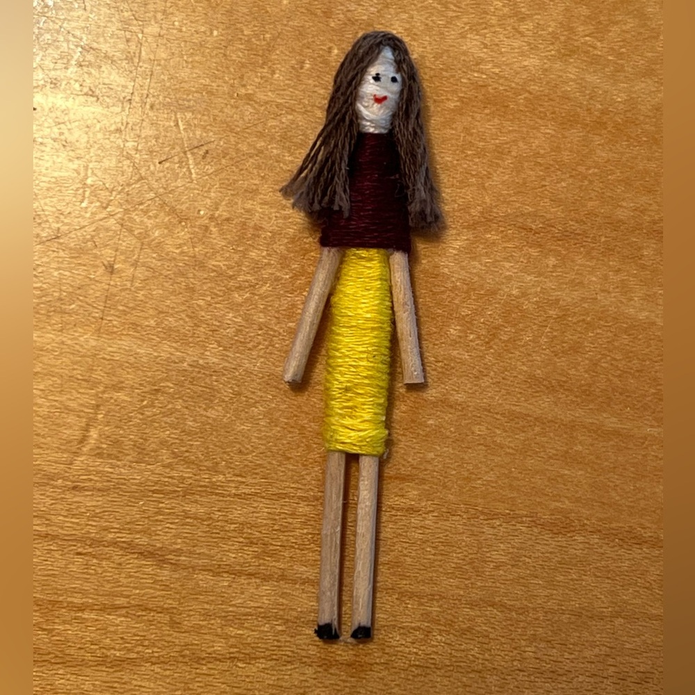 Worry Dolls / Toothpick Dolls / Paperclip Doll - Picture 8 of 15